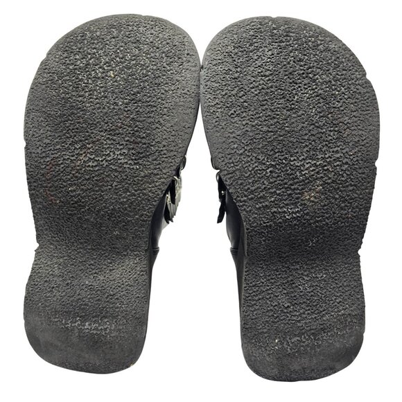 Women's Demonia Kera 50 Platform Gothic Boots With Heart Studded Straps, Size 5 - Picture 7 of 8